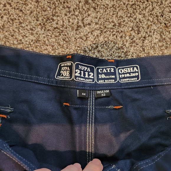 Kontra FR Navy 'Nuts and Bolts' pants with knee pads 44 x 32 KON1239 - Picture 15 of 17